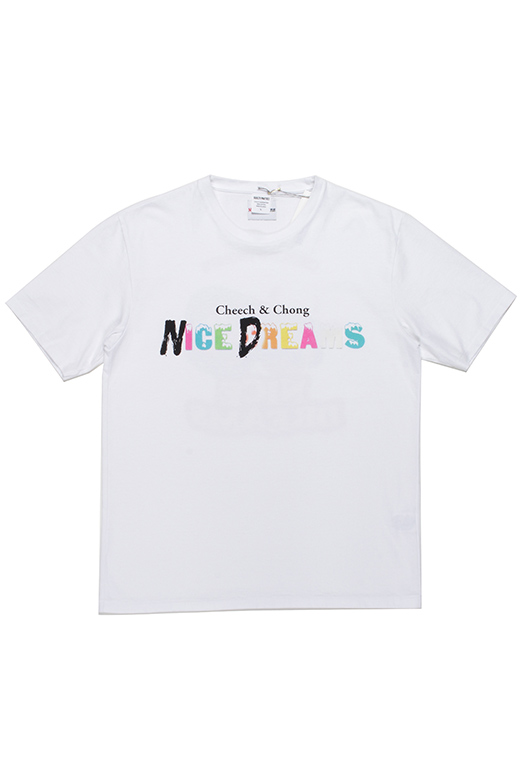 NICE DREAMS / WASHED HEAVY WEIGHT CREW NECK T-SHIRT ( TYPE-3 )