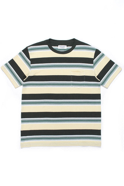 STRIPED CREW NECK T-SHIRT ( TYPE-2 )