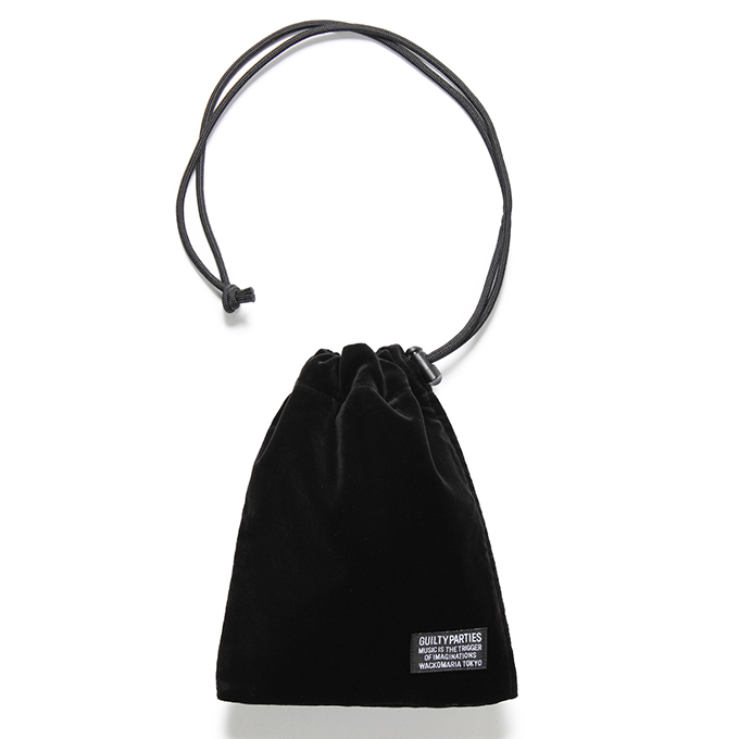 VELVET SHOULDER POUCH