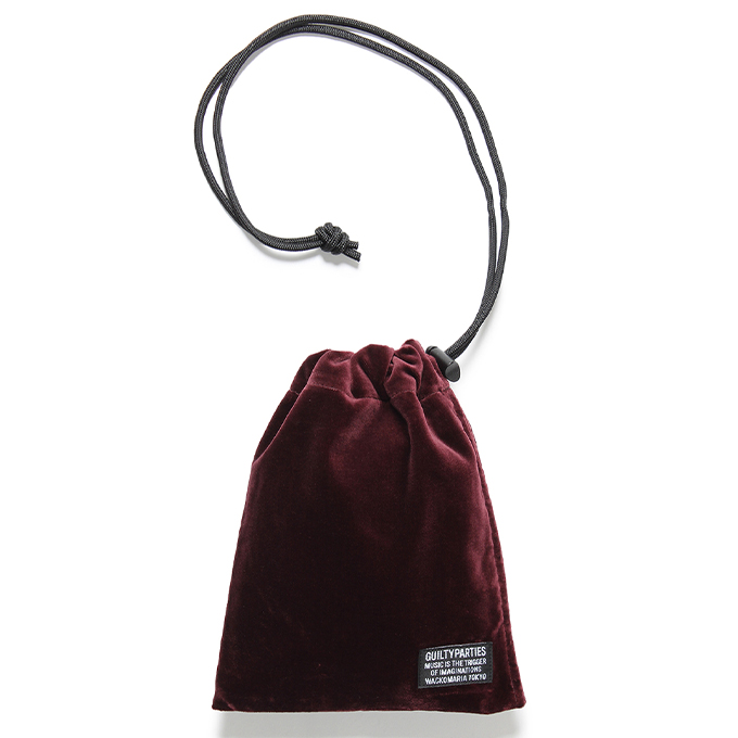 VELVET SHOULDER POUCH